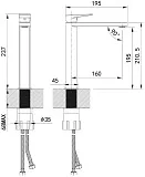 Смеситель Iddis Bridge BRDSB01i01 для раковины фото 3