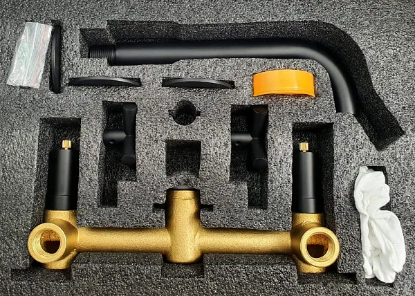 Смеситель для раковины ABBER Wasser Kreis AF81121B фото 3