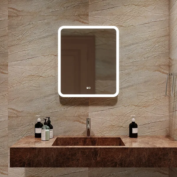 Зеркало Mixline Стив-2 70x60 4660245991738 с подсветкой фото 5