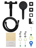 Смеситель для ванны с душем Wonzon & Woghand FRAME WW-88639010-MB фото 7