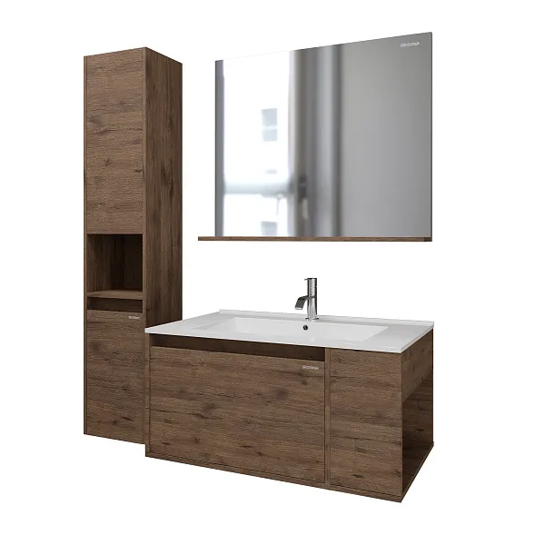 Зеркало Grossman Тенза 85x71,6 с полочкой фото 1