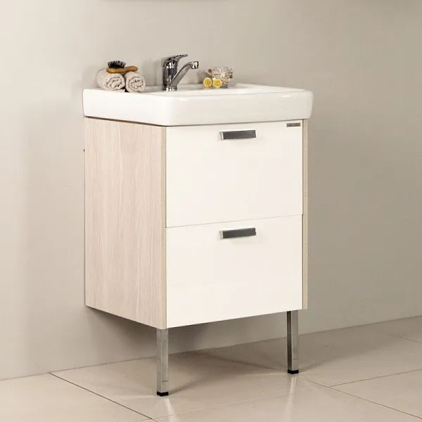 Тумба с раковиной Акватон Йорк 55 напольная фото 1