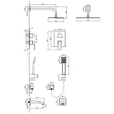 Комплект смесителей Lemark Unit LM4522C фото 2