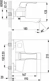 Смеситель Lemark Unit LM4514C для ванны с душем фото 2