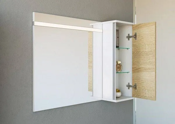 Зеркало Aqwella Miami 75x65 Mai.02.07 с подсветкой фото 2