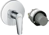 Смеситель Hansgrohe Logis 71608000 для душа с внутренней частью фото 1