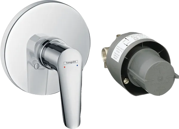 Смеситель Hansgrohe Logis 71608000 для душа с внутренней частью фото 1