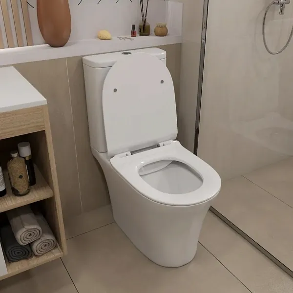 Унитаз-компакт Teymi Belinda Pro W00119 напольный безободковый с микролифтом фото 5