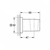 Держатель для душевой лейки Grohe Euphoria Cube 27693000 фото 2