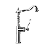 Смеситель для кухонной мойки PAINI Duomo 88CR572LLKM фото 3