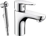 Смеситель WasserKRAFT Leine 3508 для раковины с гигиеническим душем фото 1