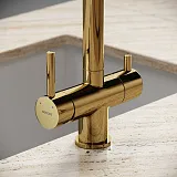 Смеситель для кухонной мойки Sancos Spin SC4015ZG фото 5