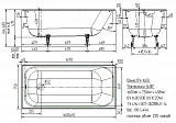 Чугунная ванна Универсал Ностальжи 160x75 фото 3