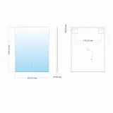 Зеркало Mixline Алмина 80x60 4620001989713 с подсветкой фото 7