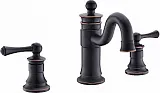 Смеситель Timo Adelia 6021/04F black antique, для раковины фото 1