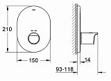 Термостат Grohe Grohtherm 2000 New 19352001 центральный фото 2