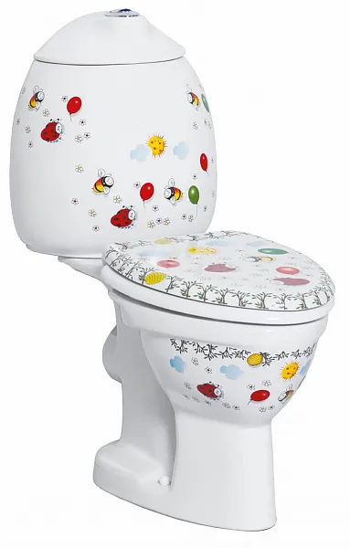 Бачок для унитаза Creavit Cocuk CK400-00CB00E-FF00 фото 1