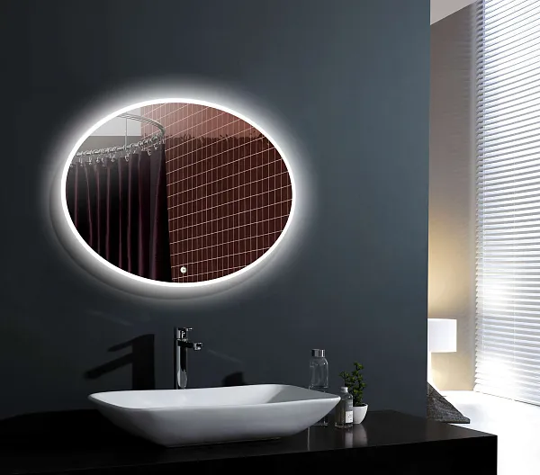 Зеркало Esbano 78x58 ESMI2073RDO с подсветкой фото 2