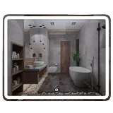 Зеркало Mixline Альдо 80x100 4620077041773 с подсветкой фото 1