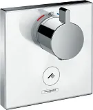 Термостат Hansgrohe ShowerSelect Glass Highflow 15735400 для душа с внутренней частью фото 1