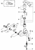 Смеситель Grohe Euroeco Special 32783000 для ванны с душем фото 2