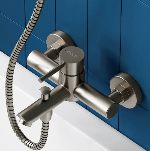 Смеситель Dorff Logic D3010000SS для ванны с душем фото 7