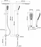 Душевая стойка WasserKRAFT A045 фото 7