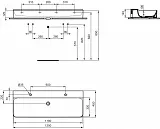 Раковина Ideal Standard Conca 120 см T384401 фото 7