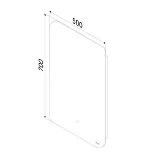 Зеркало AM.PM X-Joy 50x70 M85MOX10501S1 с подсветкой фото 10