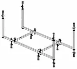 Каркас для ванны Jacob Delafon Odeon Up 150x70 SF6060RU-NF фото 1