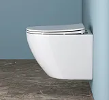 Унитаз BelBagno Uno BB3105CHR/SC подвесной безободковый быстросъемное с микролифтом фото 4