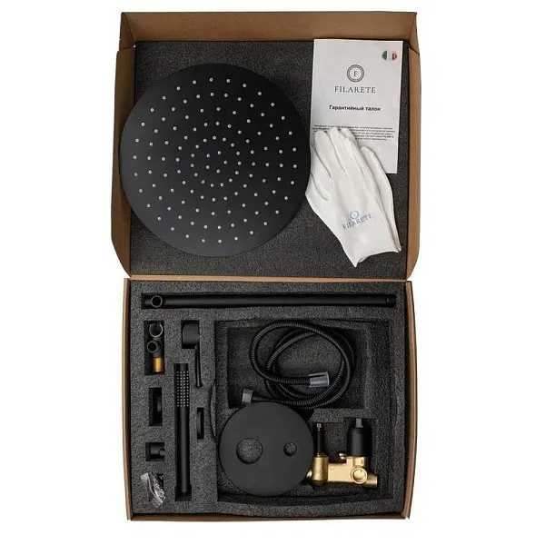 Душевой комплект FILARETE Roun FL1023BL фото 16