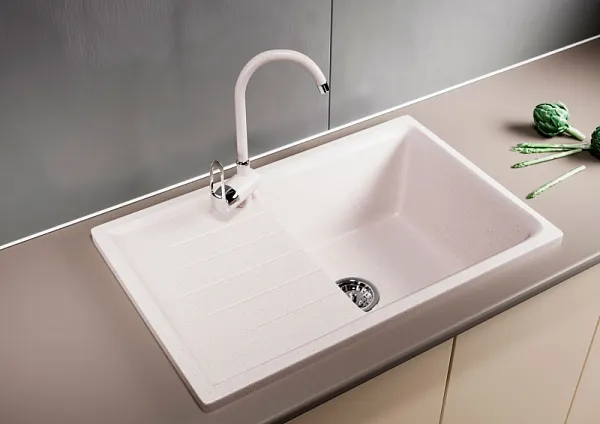 Кухонная мойка Mixline ML-GM19-311 Светло-розовая 525152 фото 4