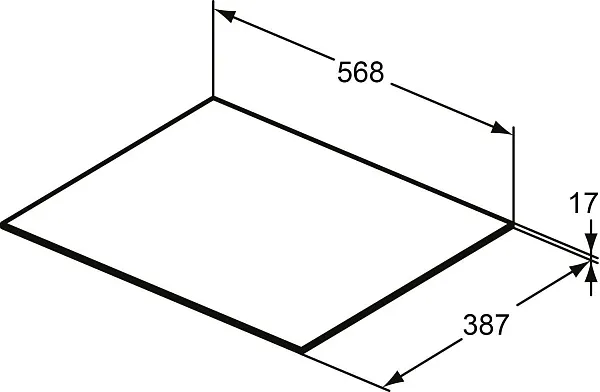 Столешница Grossman Флай 57 см 506001 фото 3