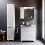 Шкаф-пенал Am.Pm Like 35 L напольный, белый глянец фото 7