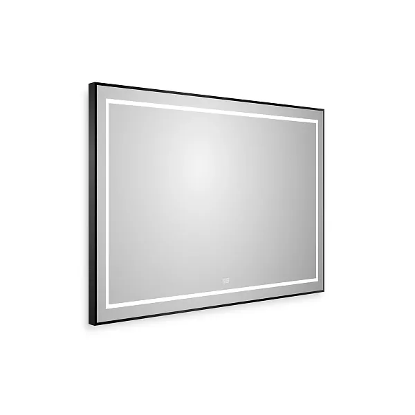 Зеркало BelBagno Kraft 100x80 SPC-KRAFT-1000-800-LED-TCH-WARM-NERO с подсветкой фото 1