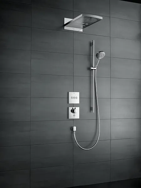 Термостат Hansgrohe ShowerSelect Highflow 15761000 для душа с внутренней частью фото 3