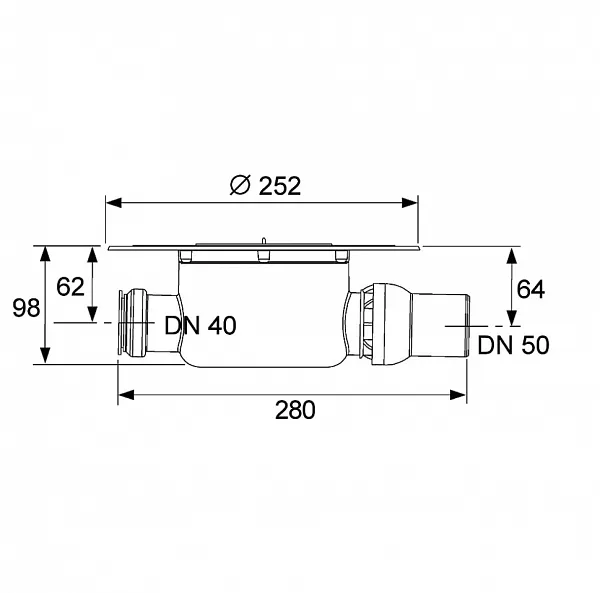 Сифон TECE Drainpoint S 3601500 для душевого трапа фото 2