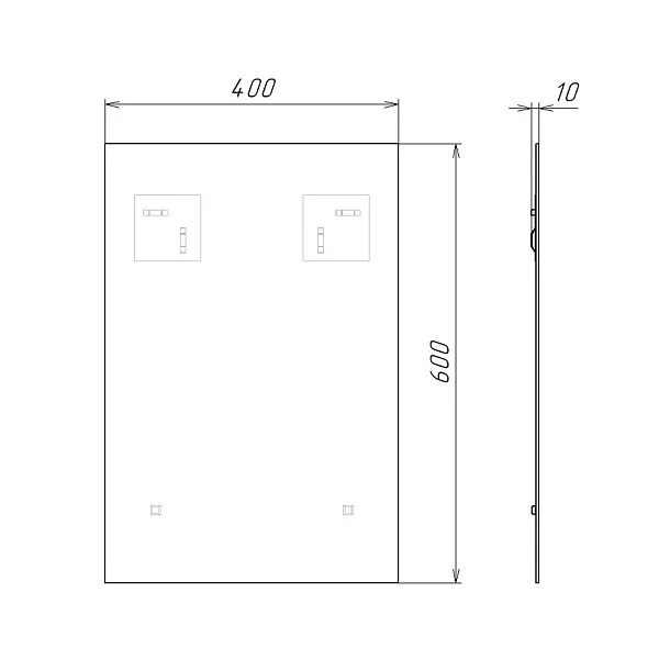 Зеркало Comforty Альба 40x60 00-00014245CF фото 2