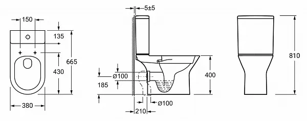 Бачок для унитаза Lavinia Boho Elegant 33083030 фото 4