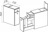 Тумба Runo Комбо 21 00-00000532 фото 3