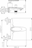 Смеситель Rossinka RS30 RS30-31 для ванны с душем фото 2