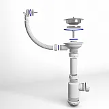 Сифон GranFest СФ-0001 для раковины фото 2