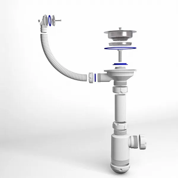 Сифон GranFest СФ-0001 для раковины фото 2