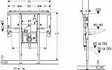 Инсталляция для раковины Geberit Duofix 111.081.00.1 фото 2