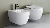 Унитаз Ceramica Nova Play CN3001 подвесной безободковый с микролифтом фото 6