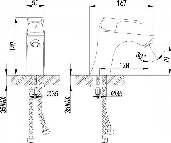 Смеситель Lemark Unit LM4506C для раковины фото 6