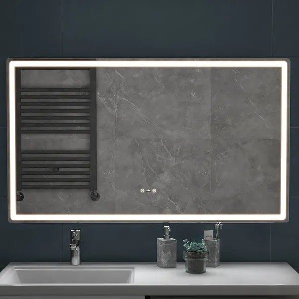 Зеркало Vigo Geometry Step 70x120 4630297361988 с подсветкой фото 5