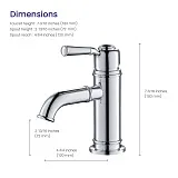 Смеситель для раковины TIMO Arisa 5361/00F фото 5