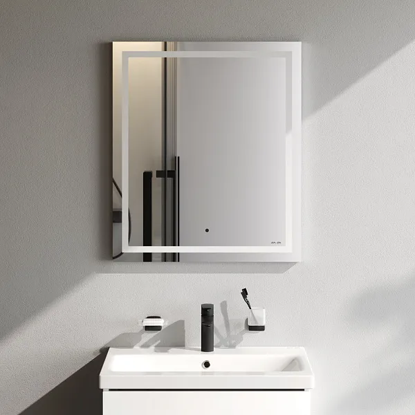 Зеркало AM.PM Gem 60x70 M91AMOX0601WG с подсветкой фото 3